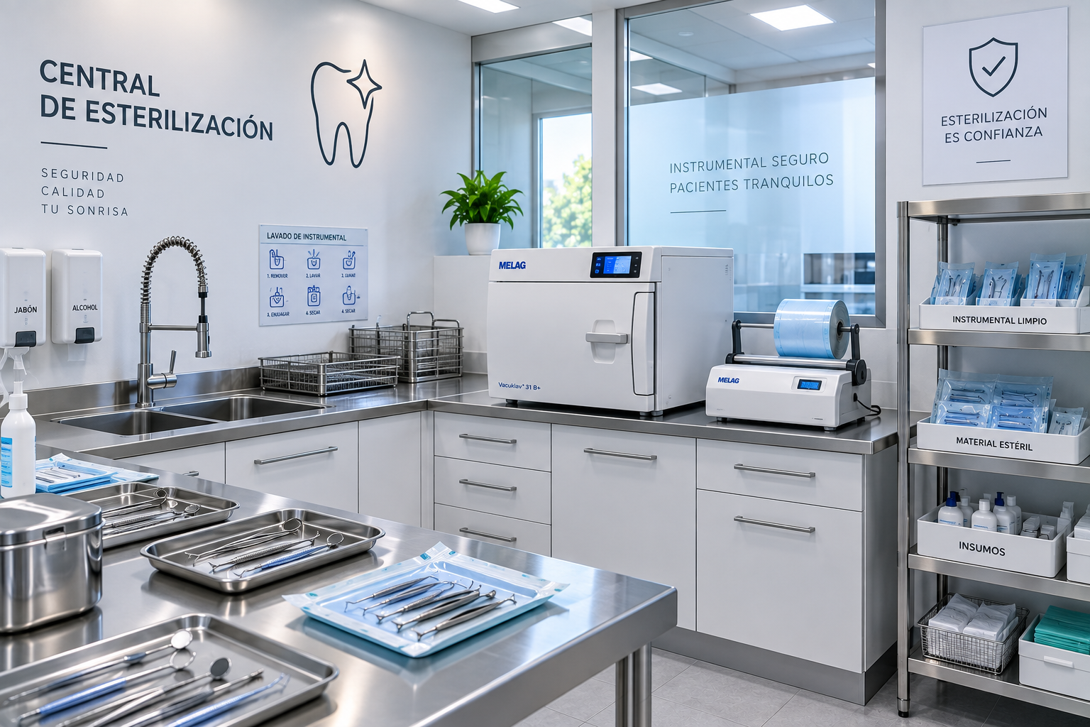 Autoclave para esterilización y autorización sanitaria SEREMI