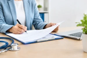 Documentos de autorización sanitaria para abrir